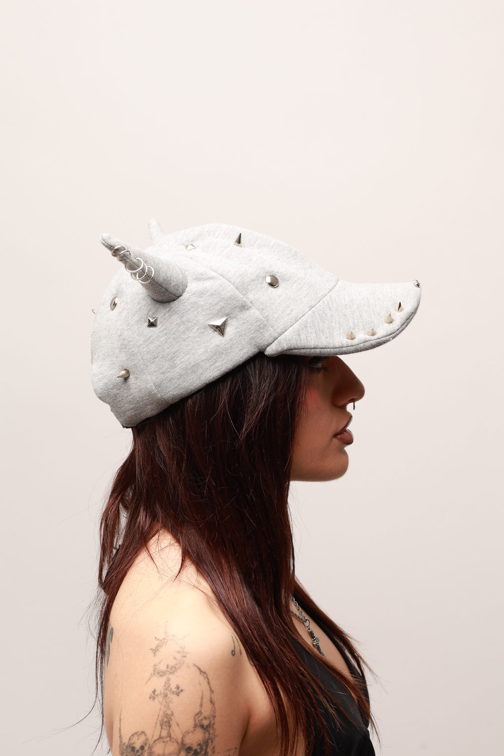 DEMON TRACKSUIT  CAP - GREY