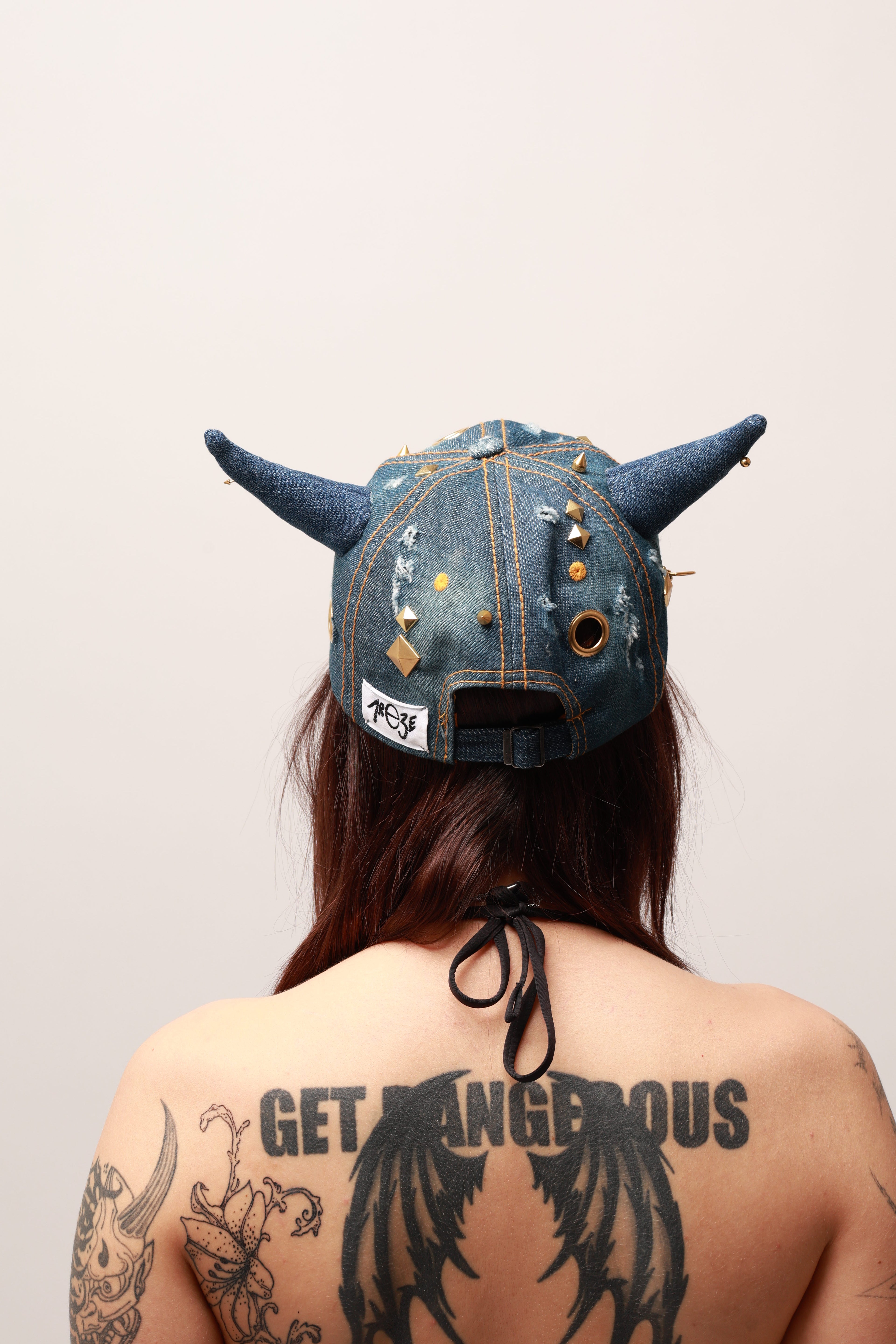 DEMON DENIM CAP - BLUE