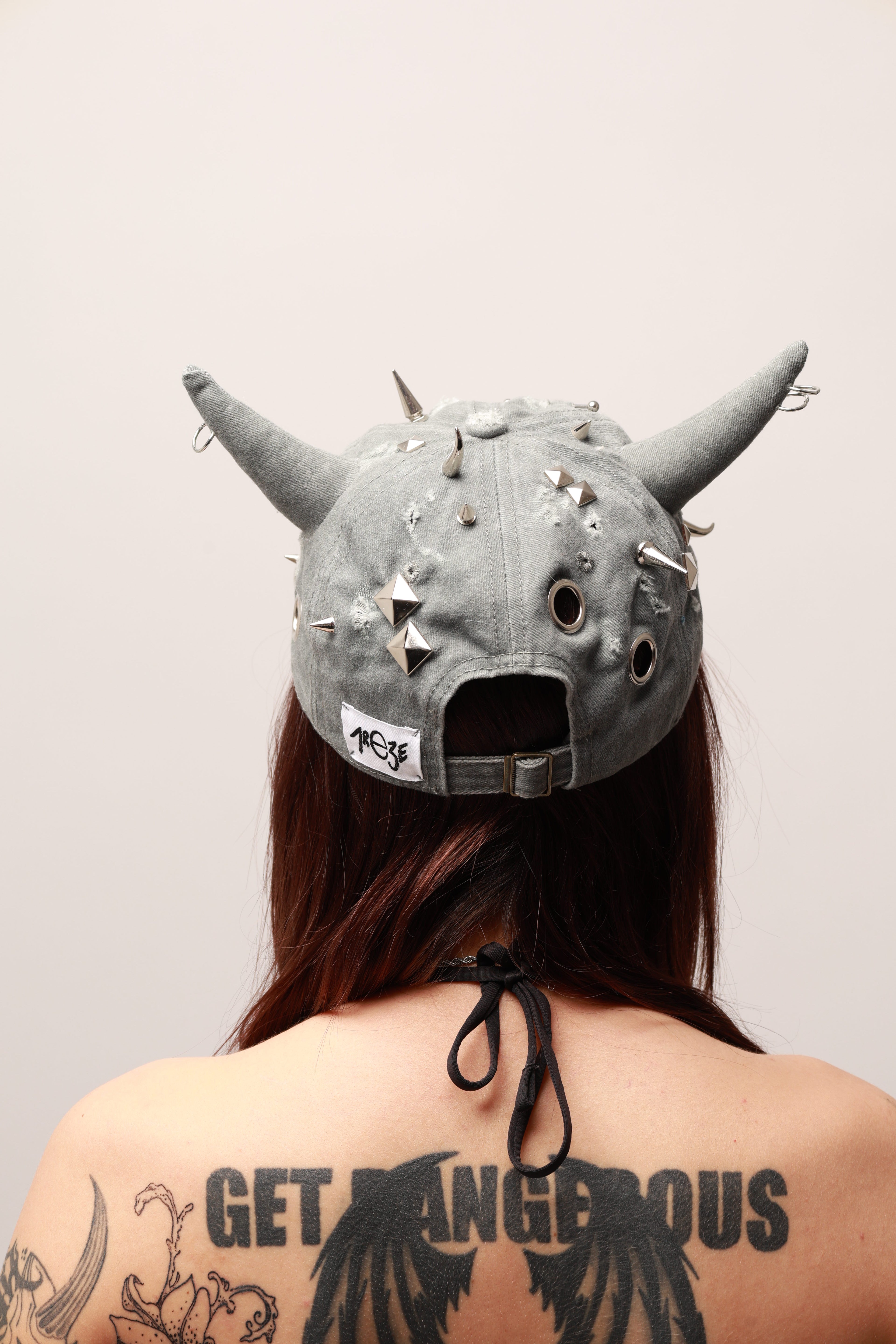 DEMON WORKER CAP - GREY