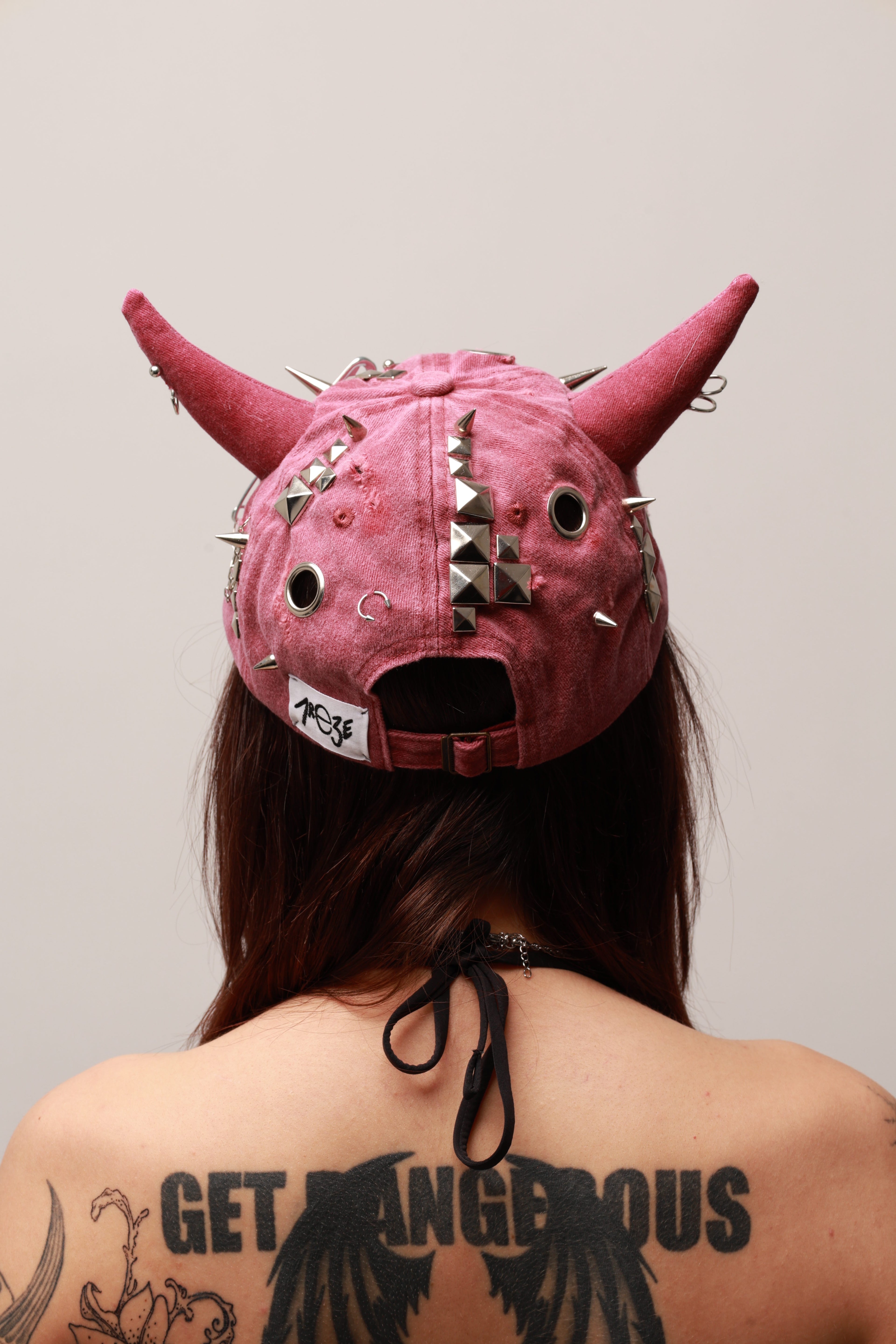 DEMON DENIM CAP - BORDEAUX