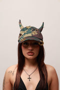 DEMON CAMO CAP - GREEN