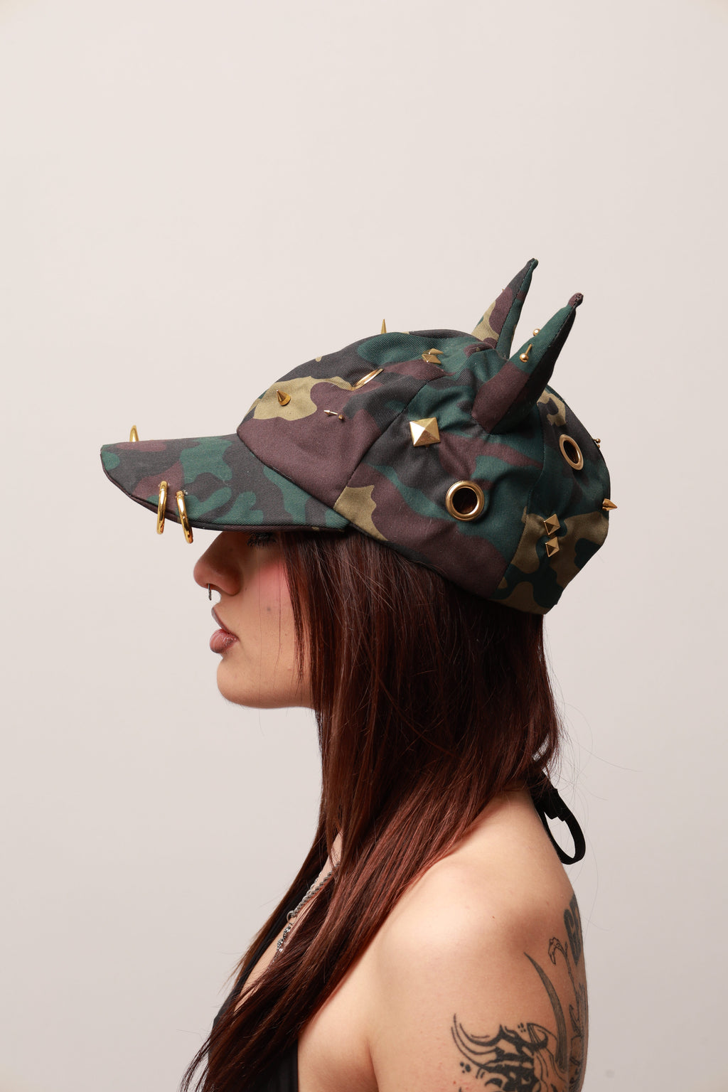DEMON CAMO CAP - GREEN