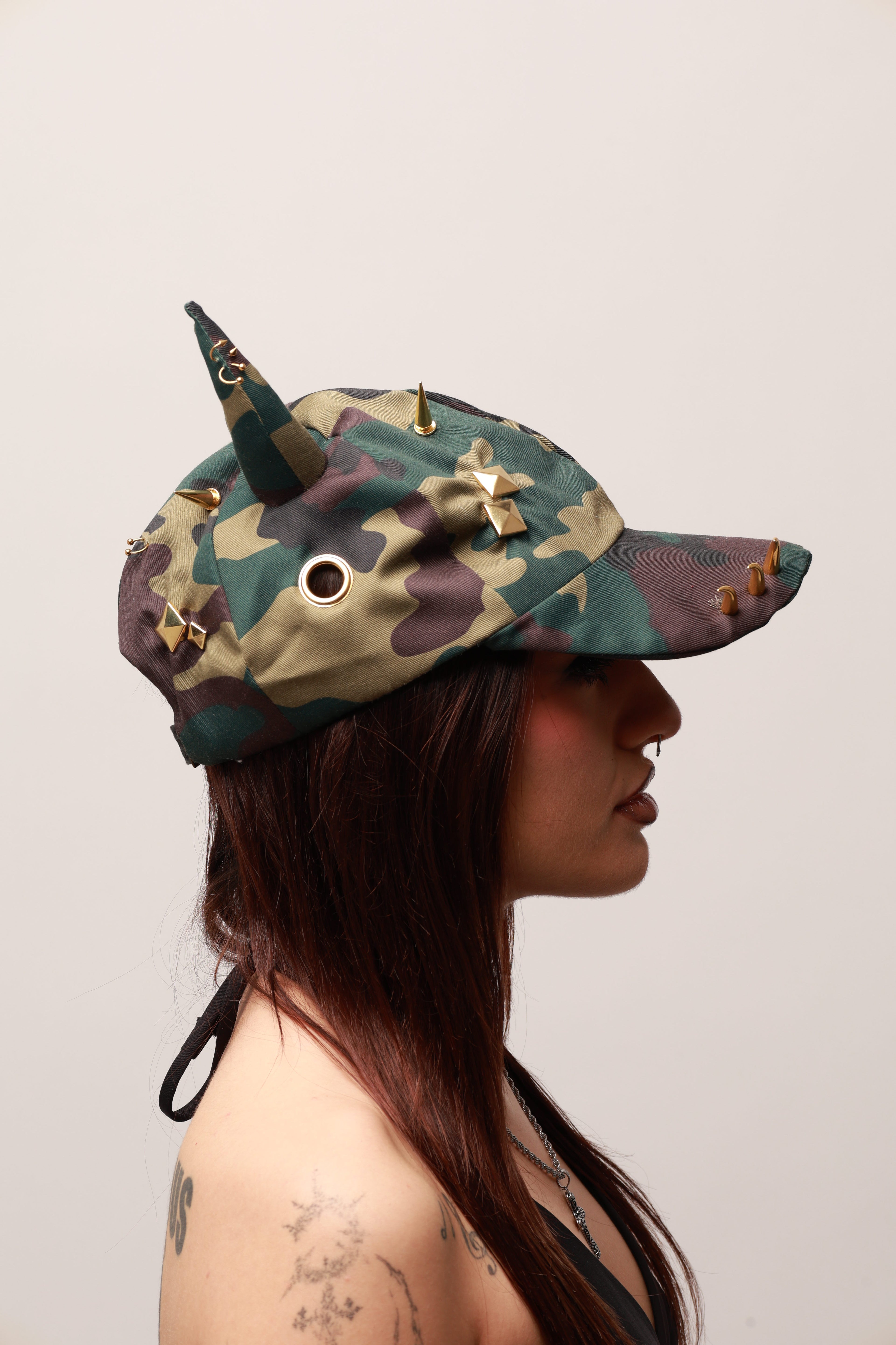 DEMON CAMO CAP - GREEN